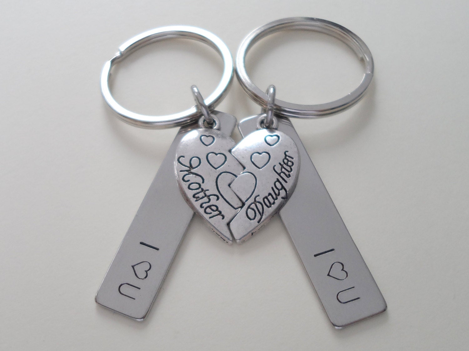 Mother and Daughter Keychain Set Mother's Day Gift Gift