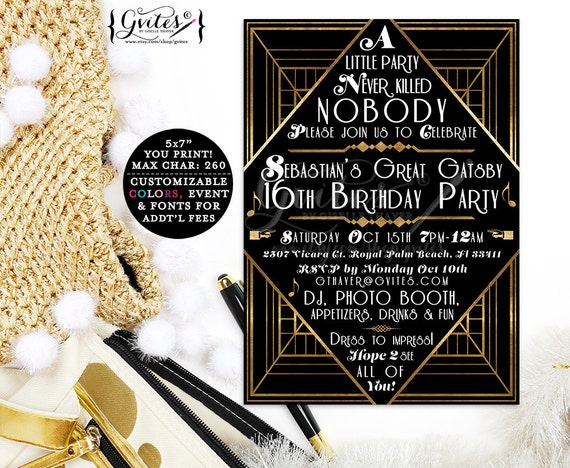 1920S Themed Party Invitations 10