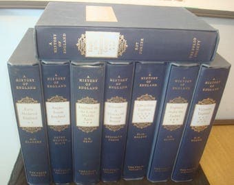 Set of 8 History of England. Folio Society, with Slipcase