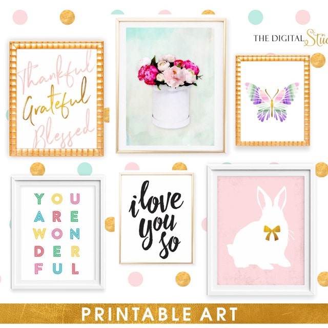 Nursery Art Prints and Printable Art by TheDigitalStudio on Etsy