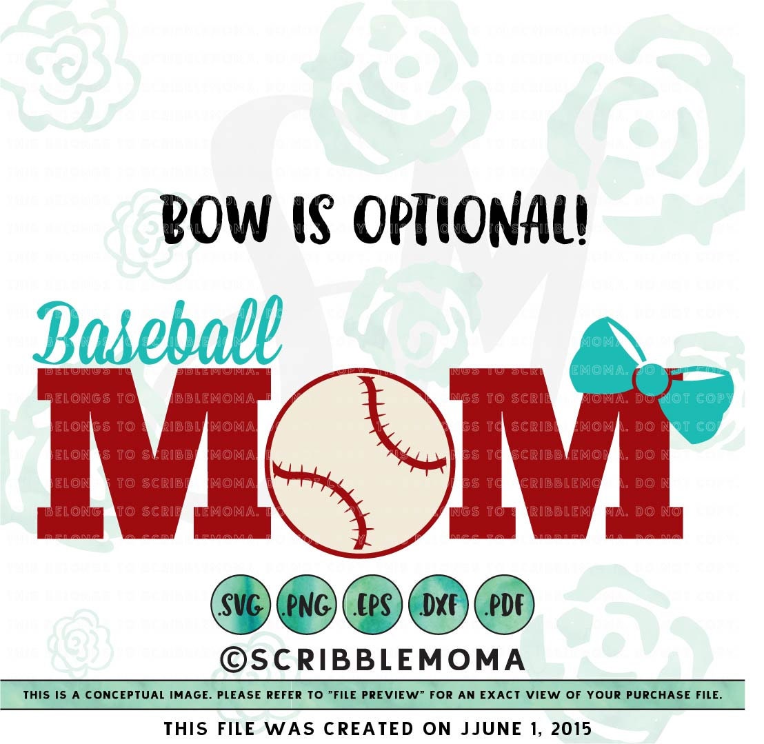 Download Baseball Mom svg eps dxf png download for Cricut or