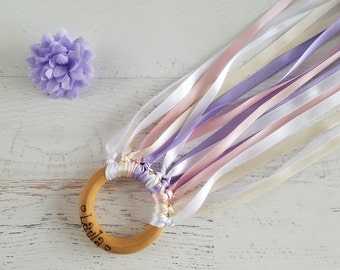 Easter Basket Filler | Easter Gifts for Girls | Easter Hand Kite | Easter Ribbon Wands | Personalized Gift | Montessori Toys | Waldorf Toys