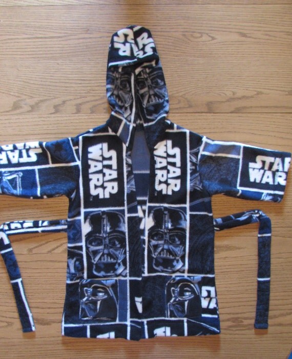 Star Wars robe/Star Wars fleece robe/Boys Star Wars robe/Fleece Star Wars robe/boys robe/boys fleece robe/robe with hood/robe with pockets