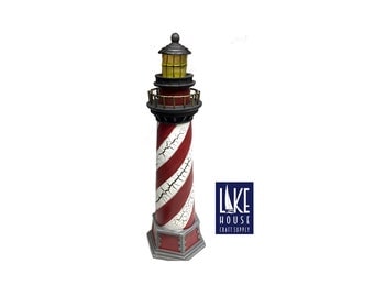 Lighthouse Lamp. Battery Operated Lighthouse. SALE