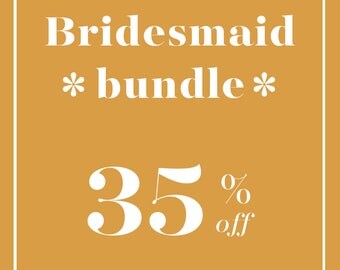 Mini Caftan Bridesmaid Bundle