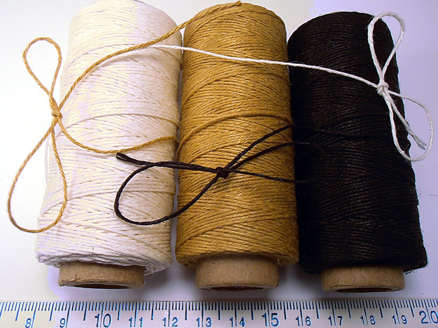 45 yd 4 Ply Linen Finely Polished Thread Bead Cord .5mm