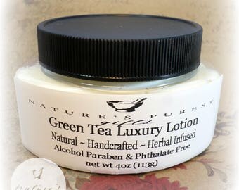 Herbal Tea Lotion - Natural Lotion -Handcrafted Lotion - Herbal Lotion-Moisturizing Lotion- Skin Care -Essential Oils-Herbal