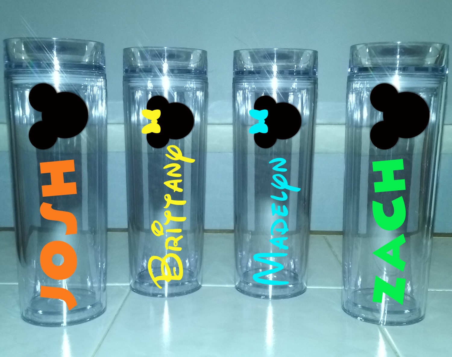 Kids Personalized Disney Tumbler Disney 16 oz Tumbler Skinny