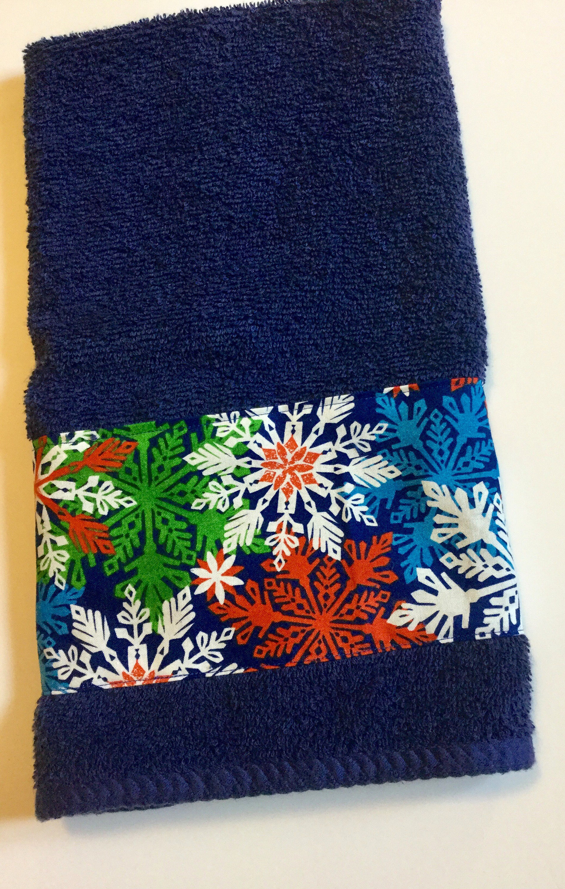 Christmas Decor Christmas Hand Towel SnowFlake Hand Towel