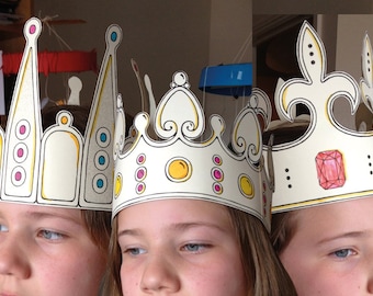 THREE CROWNS a home craft activity