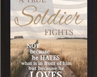 Items Similar To A Soldier Doesn't Fight Because He Hates Primitive 