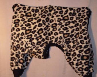 xlarge leopard print ski jammies