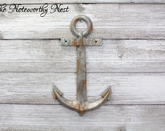 Large Anchor Wall Decor rustic large metal wall anchornauticalanchor decorboat Large Anchor Wall Decor rustic large metal wall anchornauticalanchor decorboat