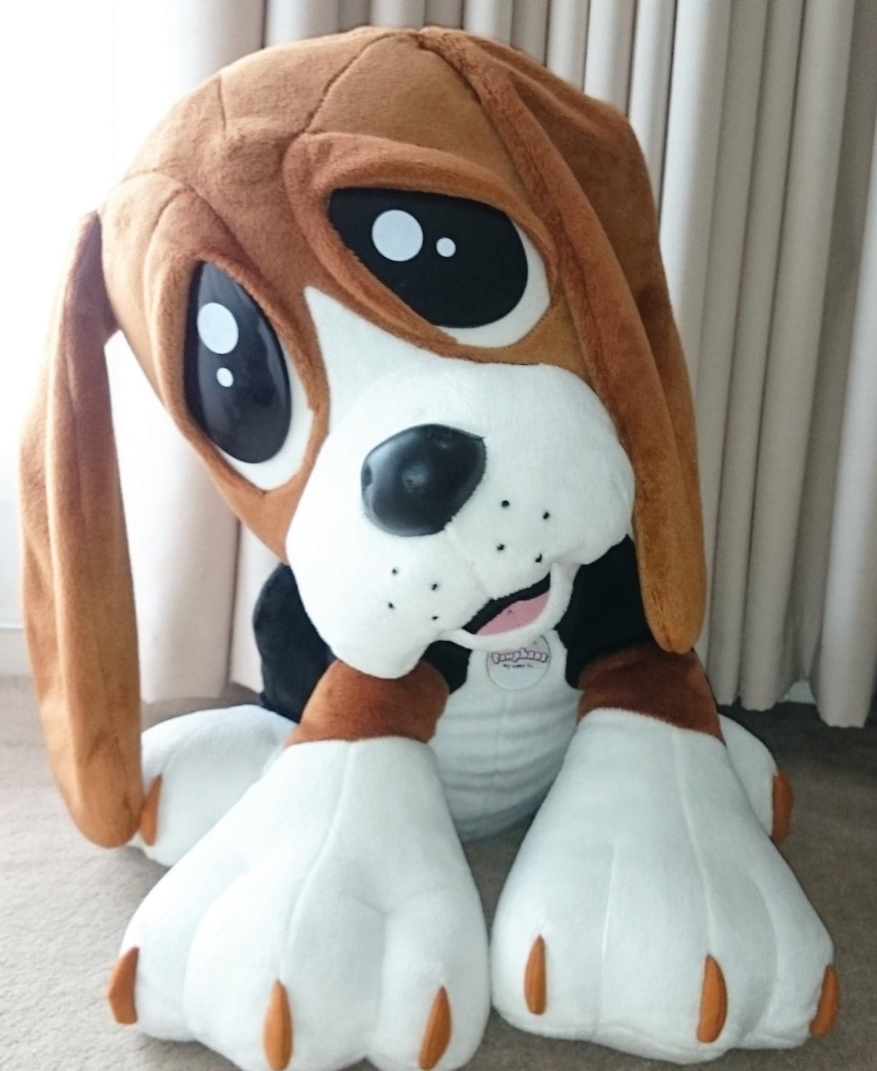 Giant Cuddly Dog Toy Pawphans Dog Large Plush Soft Toy Dog