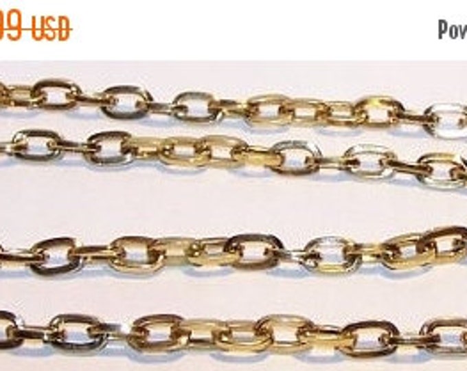 Storewide 25% Off SALE Vintage Gentlemans Interlocking Designer Styled Gold Plated Chain Necklace Featuring Classical Timeless Design