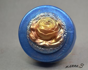 ROSE FLOWER SOAP mold silicone mould bar plaster clay wax resin