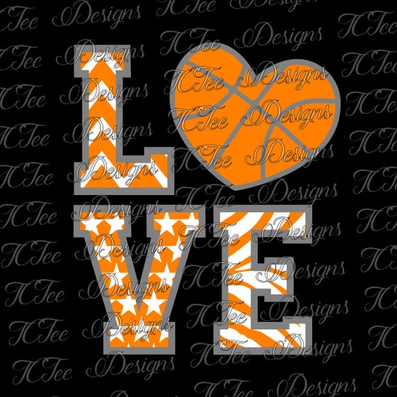 Download Items similar to Love Basketball - Basketball Mom - SVG ...