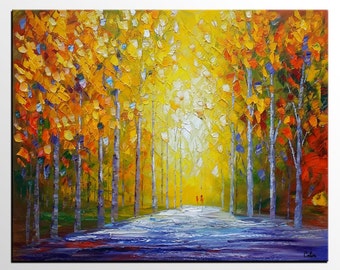 Large Oil Painting, Oil Painting Abstract, Livingroom Canvas Art, Large Art, Landscape Painting, Abstract Art, Canvas Wall Art, Modern Art