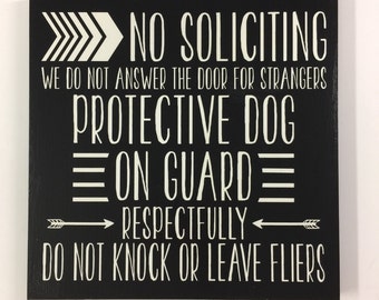 11x11 No Solicitation Sign, No Soliciting Sign, No Soliciting Yard Sign, No Solicitors, Front Door Sign, Front Door Decor, Yard Sign Wood