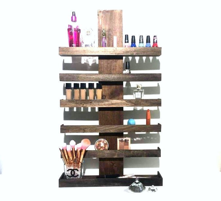Wall Mounted Makeup Organizer Makeup Storage Nail Polish
