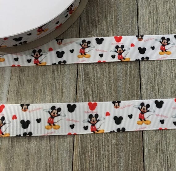 Mickey Mouse Ribbon....Minnie Mouse ribbon Red ribbon