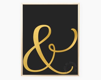 Ampersand Wall Art ampersand wall art | etsy Ampersand Wall Art ampersand wall art | etsy