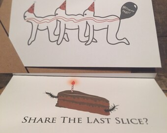 Human Centipede Birthday Card (Horror Birthday Card)