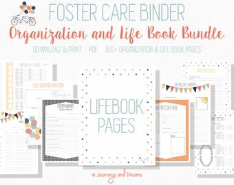 Foster Care Lifebook Life Story Book Printable 41 pages PDF