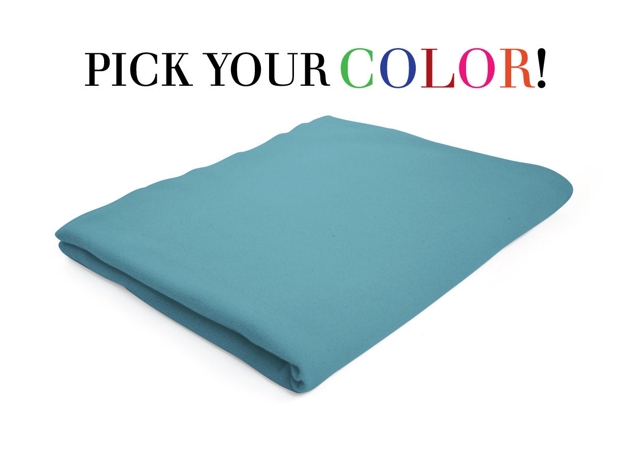 Blue Fleece Blanket Teal Throw Blanket Turquoise Throw