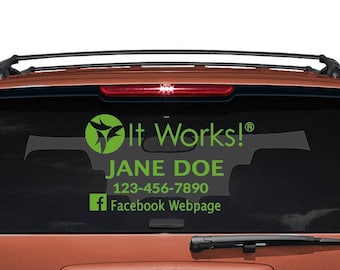 Custom Business Logo Decal -It Works - Lipsense - Thirty One - LOGO- Free Shipping