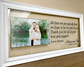 Wedding Gifts for Parents Christmas Gifts for Parents Mother of the Groom Gift Wedding Mother of the Bride Gift Gifts for Parents