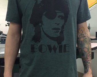 David Bowie t-shirt ziggy stardust screen print