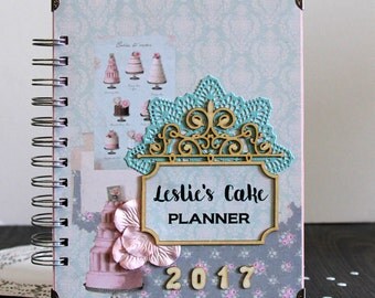 Custom Business Planner - Desk Planner 2017 - Weekly Planner - Cake Business Planner - A5 Daily Planner - Bullet Journal - Daily Schedule