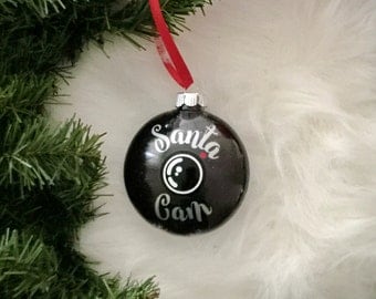 Santa Cam Ornament, Personalized Santa Cam, Santa Spy Cam, Santa Camera, Santa is Watching, Kids Ornament, Christmas Ornament