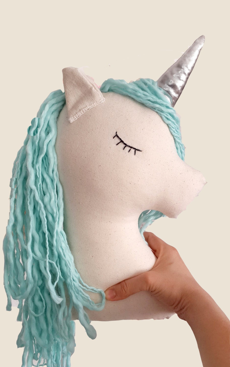 unicorn plush pillow