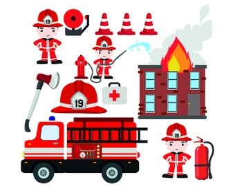 {Französische küche clipart
82} Fire truck clipart | Etsy | {Französische küche clipart
82}