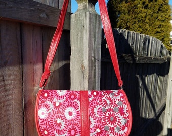 African Print Sling Crossbody Bag -Jade Collection