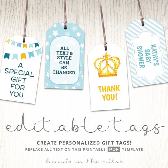 Free Printable Baby Shower Gift Tags Template Free Baby Shower Gift 