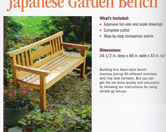 Garden bench kit | Etsy