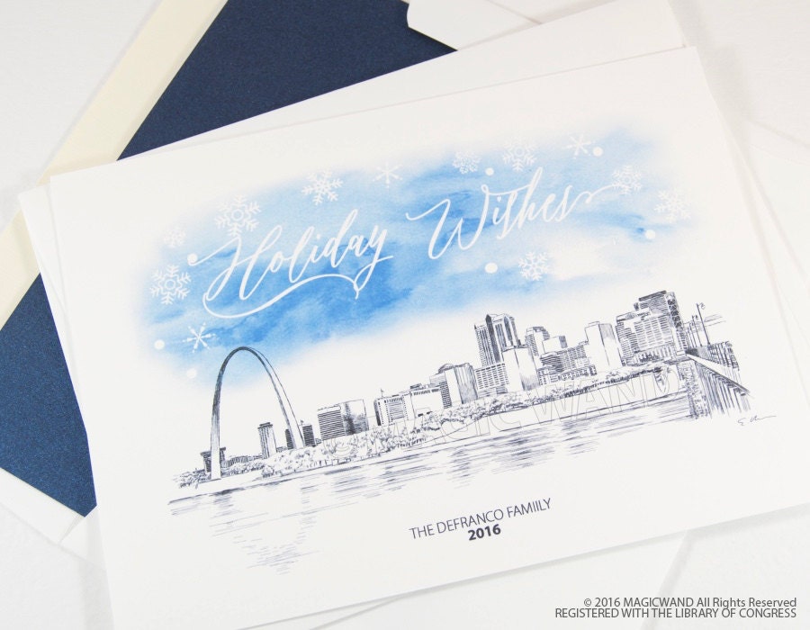 St Louis Christmas Cards 