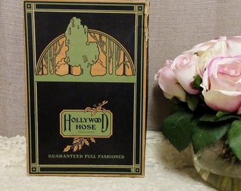 Vintage Hosiery Box, Art Deco, Hollywood, c1930; Vintage Box