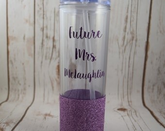 Future Mrs Gift, Future Mrs, Bride To Be, Bride To Be Gift, Wedding Gift, Skinny Tumbler, Engagement, Engaged, Engagement Gift, Future Bride