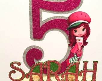 Strawberry Shortcake Cake Topper