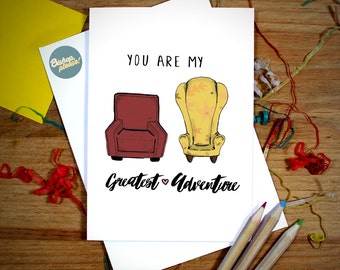 You Are My Greatest Adventure! UP Disney Pixar Greeting Card Anniversary, Birthday, Valentines