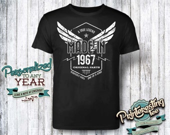 50th birthday, 50th birthday gifts for men, 50th birthday gift, 50th birthday tshirt, 1967, 50th birthday gift for women, vintage 1967