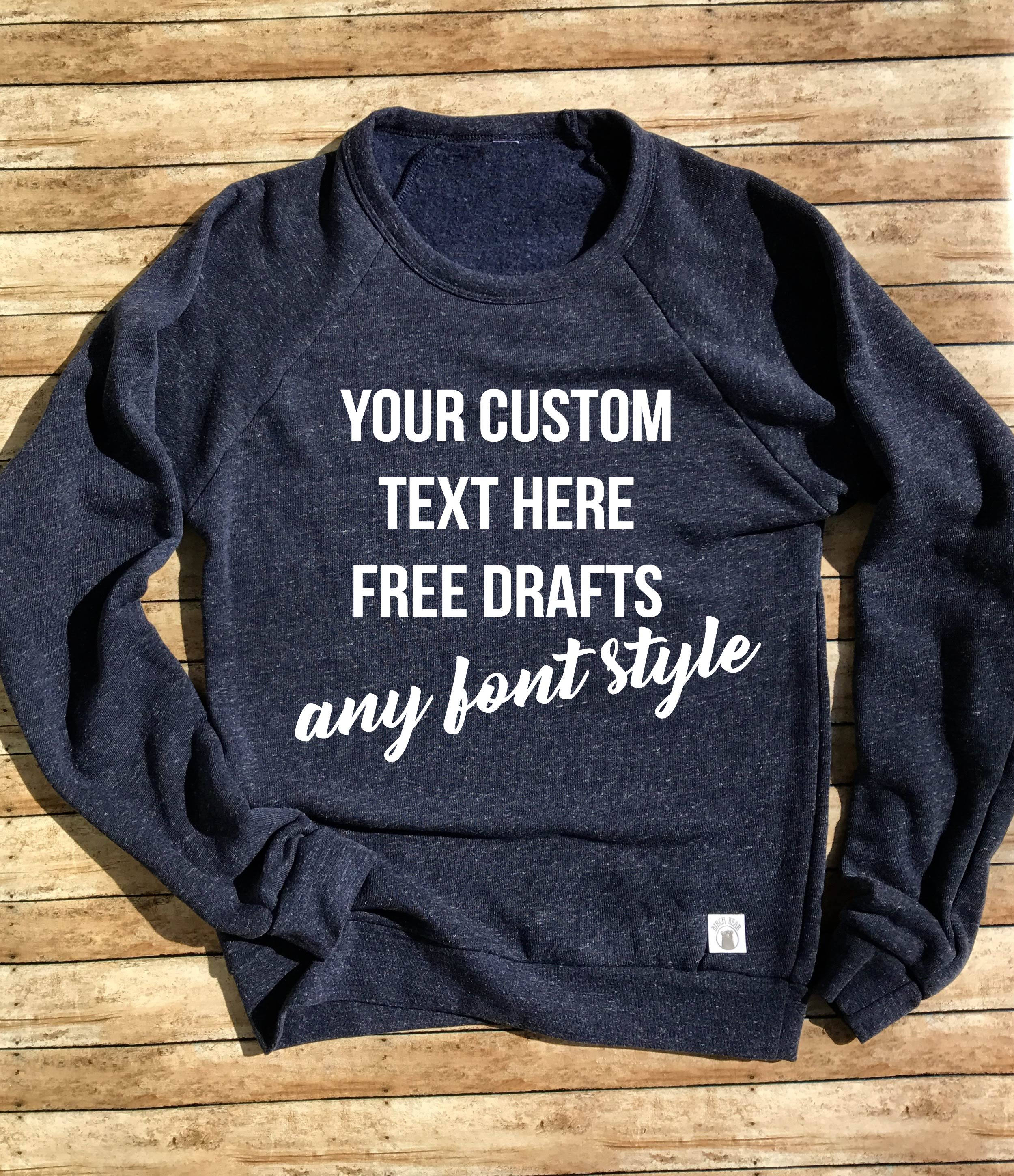 tri blend sweatshirt