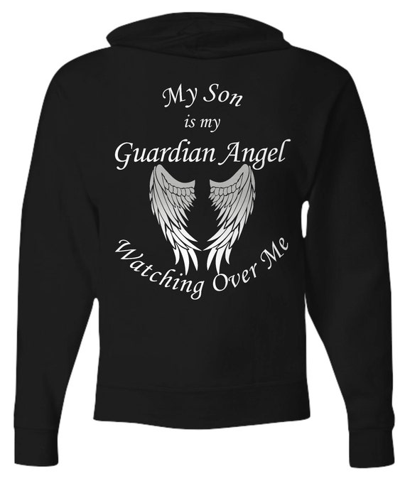 Son Guardian Angel Zipper Hoodie My Son Is My by CaliKays