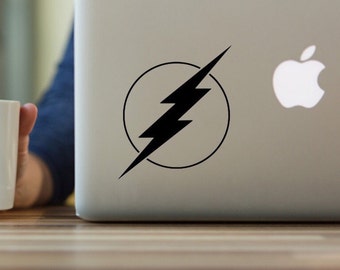 The Flash, The Flash Decal, The Flash Symbol, The Flash Logo, The Flash Vinyl Sticker, DC Comics Decal, Permanent yeti tumbler decal, laptop