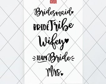 Bride tribe svg | Etsy