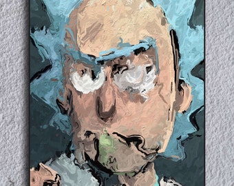 Rick Sanchez Rick and Morty Framed Painting Poster
